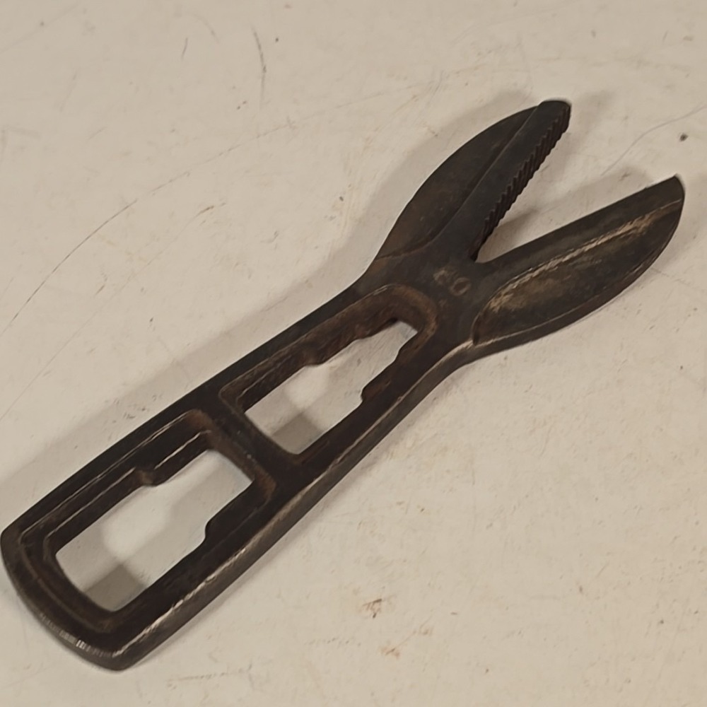 Antique 1898 Sure Grip 50 Alligator Wrench 7in Vintage Cast Iron Hand Tool